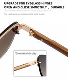 European Retro Frameless Men Sunglasses