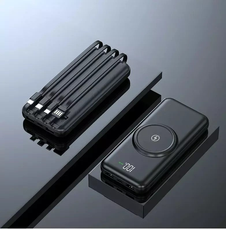 3 In 1 Wireless Charging Multicable 10000mAh Powerbank