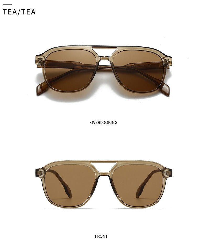 Square Frame Retro Acrylic Sunglass