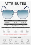 Kajira Square Frame Trim Sunglasses