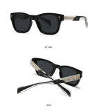 Trendy Half-Pin Frame Retro Eyewear