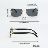 Leopard Wood Texture Summer Sunglasses