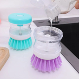 Multifunctional Cleaning Brush Kitchen Dispense Soap Water Dish