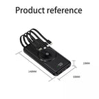 3 In 1 Wireless Charging Multicable 10000mAh Powerbank