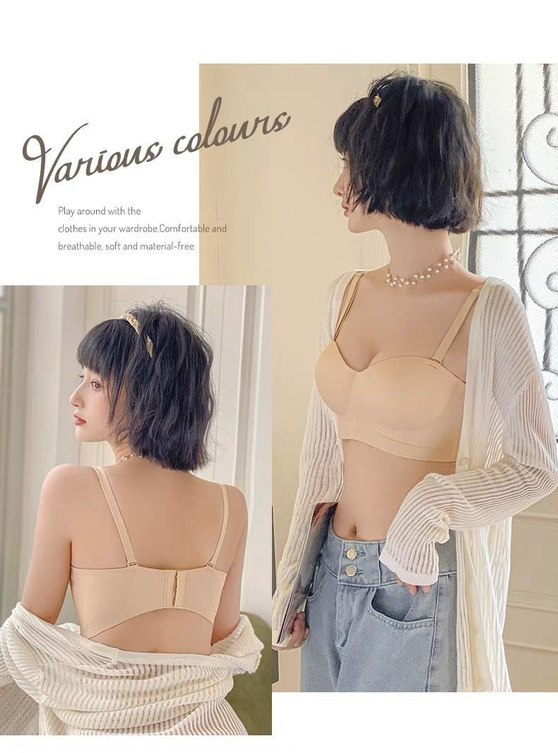 Seamless Thick Cup Push-Up Bra