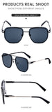 Kajira Square Frame Trim Sunglasses