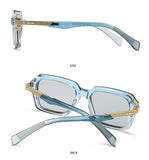 Retro Double Beam Square Frame Sunglasses