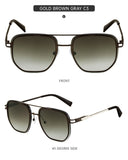Kajira Square Frame Trim Sunglasses