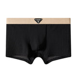 New Ice Silk Solid Men’s Underwear ( set of 04)