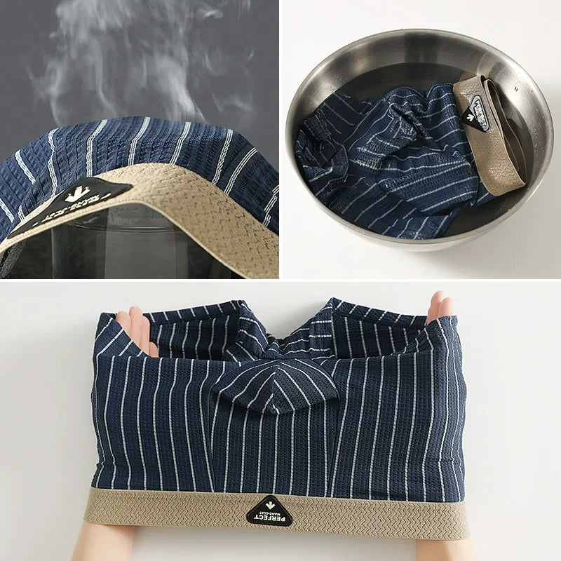 Soft Breathable Ice Silk Boxer  ( Set of 3 )