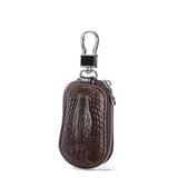 Crocodile Pattern Cowhide Key Holder