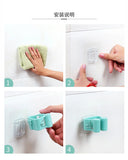 Wall Mounted Multi-Tool Cleaning Organizer Rack (Set of 03)