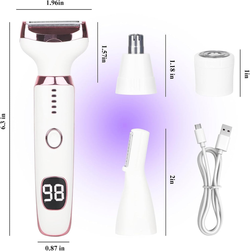4-in-1 Rechargeable Smart Hair Remover & Grooming Kit