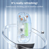 Transparent Silent Dual-Mode Bluetooth Wireless Optical Mouse