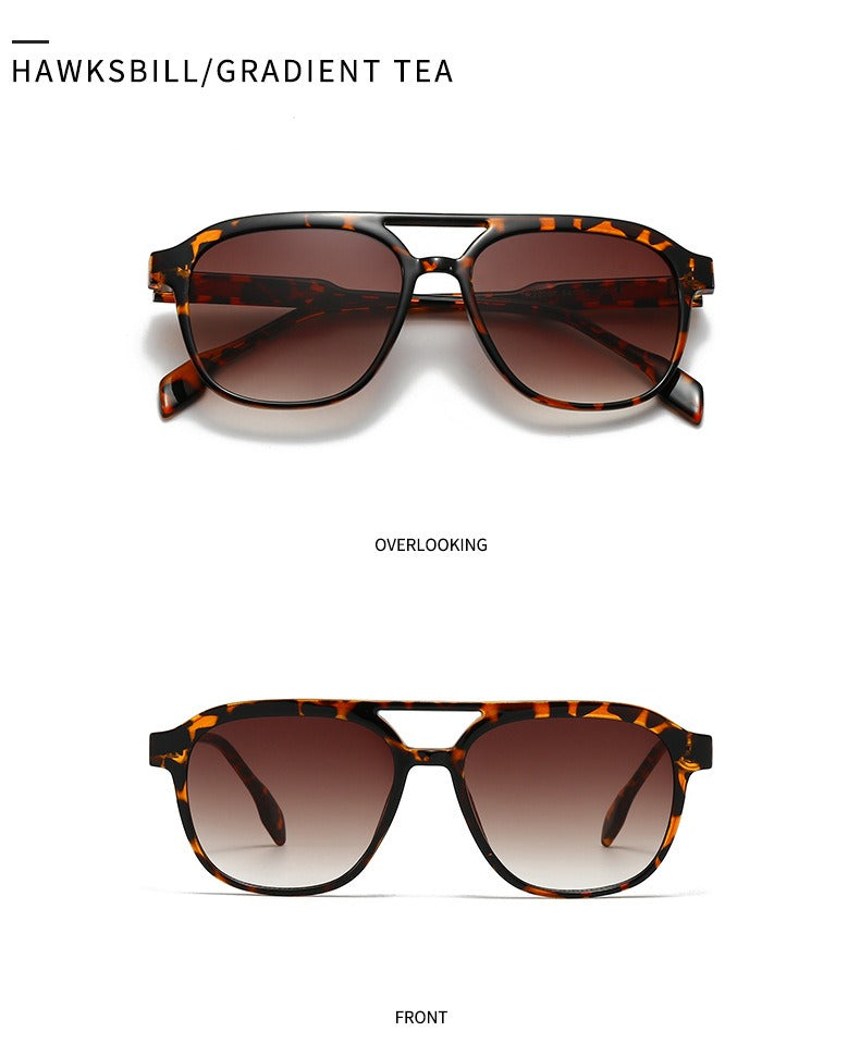 Square Frame Retro Acrylic Sunglass