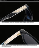 Trendy Half-Pin Frame Retro Eyewear