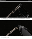 Vintage Pilot Style Round Frame Shades