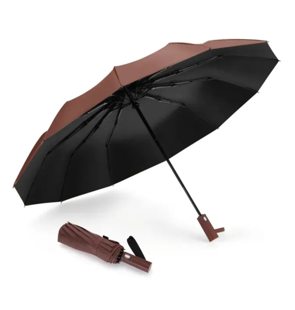 Strong Windproof 16 Ribs Auto Umbrella