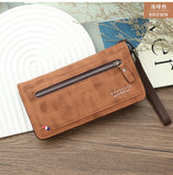 European-Style Zipper Wallet with Multi-Card Slots