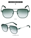 Kajira Square Frame Trim Sunglasses