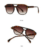 Square Frame Retro Acrylic Sunglass