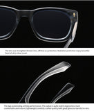 Trendy Half-Pin Frame Retro Eyewear