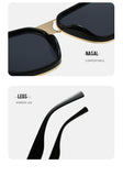 Luxury Casual Style Women’s Metal Shades