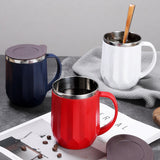 400ml Nordic Insulated Coffee Mug with Handle Lid