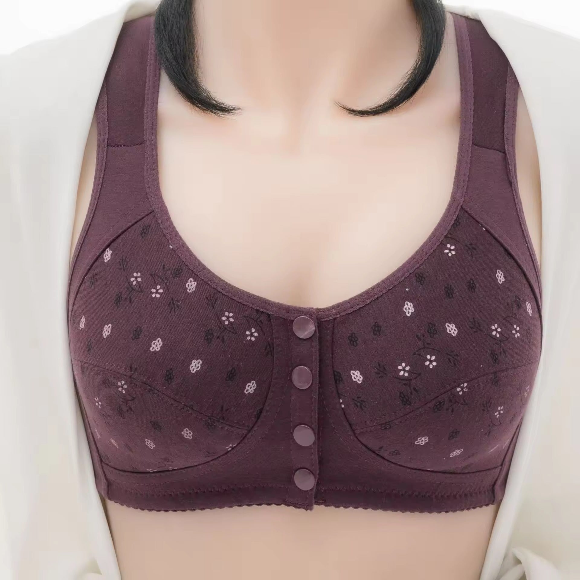 Floral Cotton Comfort Bra ( Set of 3 )