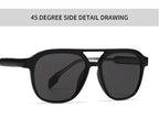 Square Frame Retro Acrylic Sunglass