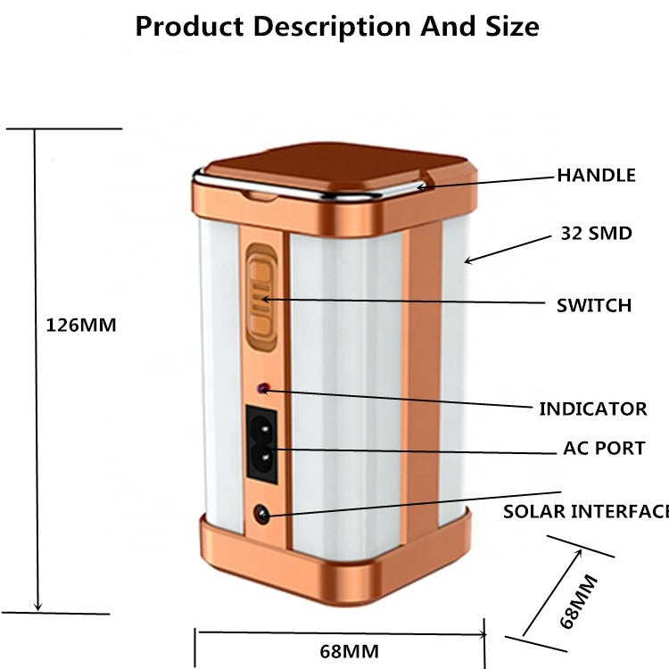 Solar Glow Premium Portable LED Light