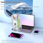 Transparent Silent Dual-Mode Bluetooth Wireless Optical Mouse