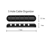 Self Adhesive Cable Organizer (set of 03)