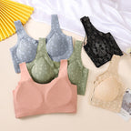 Korean Style Front Button Seamless Comfort Bra ( Set of 2)