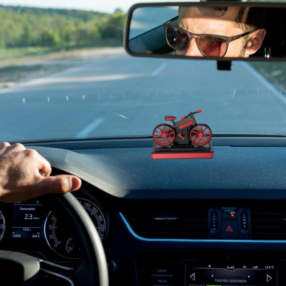 Solar Bicycle Design Car Perfume Air Freshener