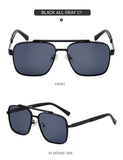 Anti-Glare Square Metal Driving Glasses