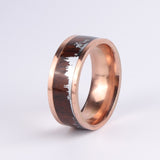 Classic Woodgrain Pattern Finger Ring