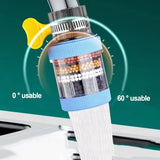 6 Layers Universal Kitchen Faucet Purifier Tap Filter Nozzle