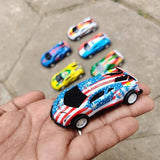 World Flag Themed Racing Toy Cars (12 Pcs)