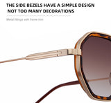 Trendy Metal Temple Cross-Border Eyewear
