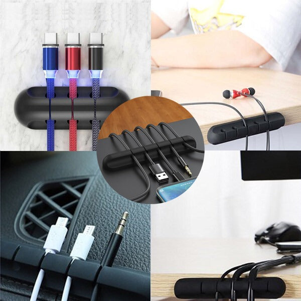 Self Adhesive Cable Organizer (set of 03)
