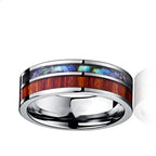 Mens Wood Grain Fashion Ring