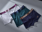 Premium Flexible Fit Men’s Microfiber Boxer Trunks  (Set of 3)