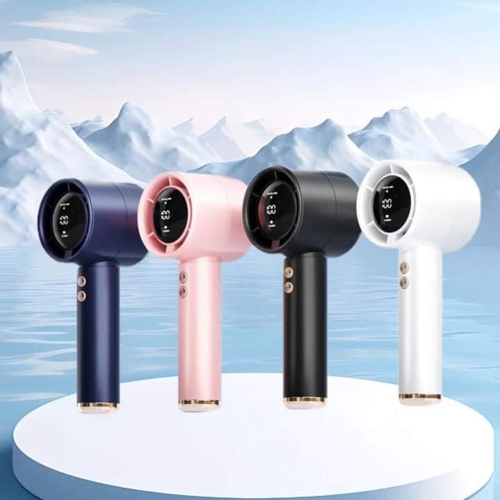 Compact Digital Display Turbo Cooling Hand Fan