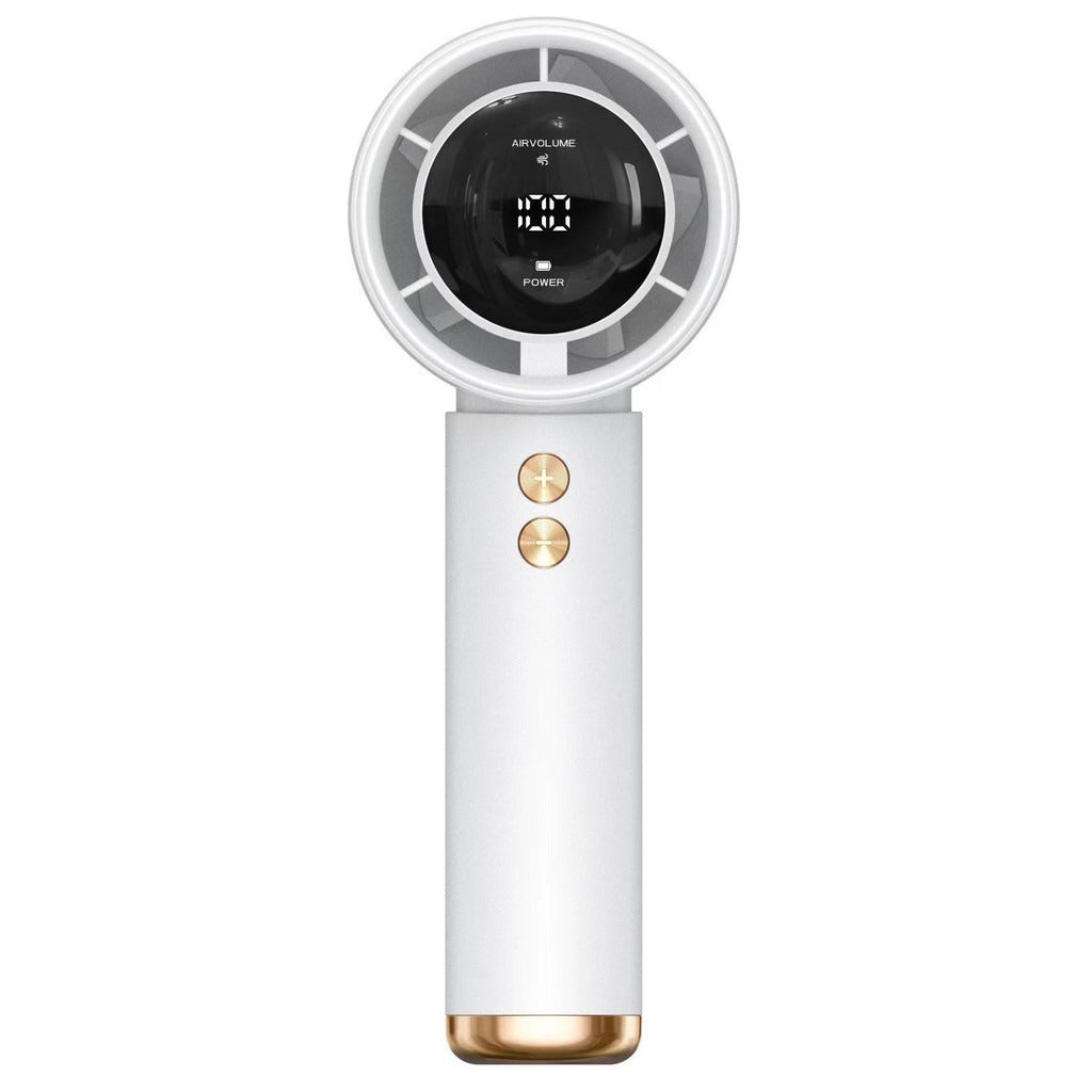 Compact Digital Display Turbo Cooling Hand Fan