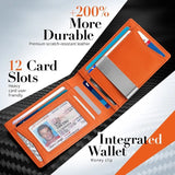 Carbon Fiber Stripe Card Holder for Daily Use