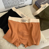 Threaded Contrast Color Men’s Boxer( Set of 04)