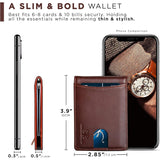 Solid Color Sleek Leather Card Holder
