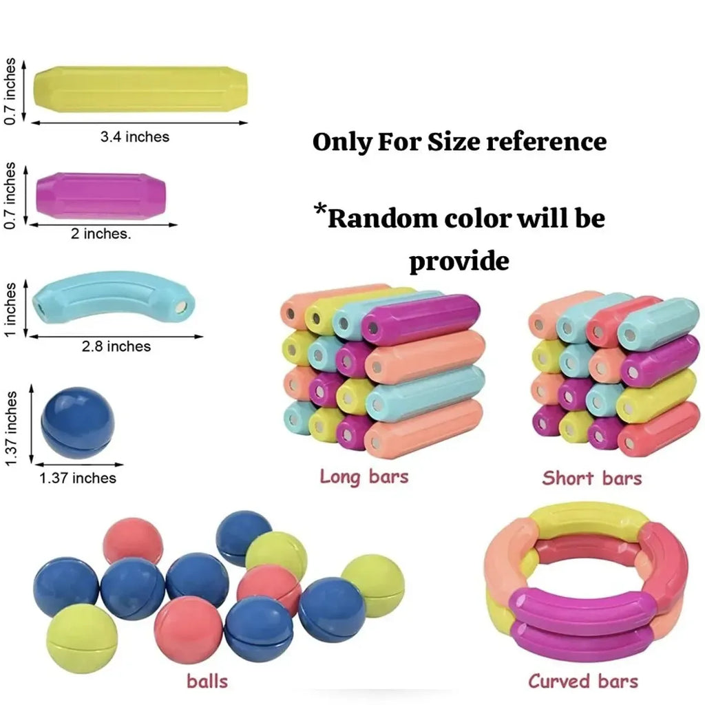 Magnetic Stick STEM Building Toy – 36/42 PCS