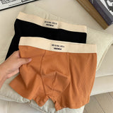 Threaded Contrast Color Men’s Boxer( Set of 04)